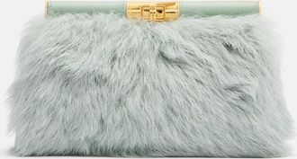 Dolce & Gabbana Marlene Small shearling shoulder bag