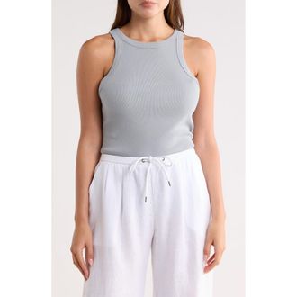 James Perse Ribbed Knit Tank in Breeze at Nordstrom Rack, Size 3