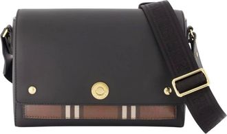 Burberry Tassen, Dames, Zwart, ONE Size, Ll Medium Note Vvv Schoudertas
