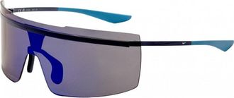 Nike Womens FD1884 67 414 Echo Sunglasses - Blue - One Size