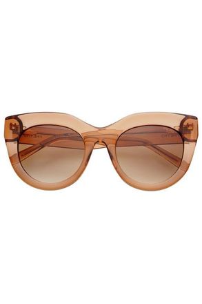 Freyrs Eyewear Charlotte Cat Eye Sunglasses in Brown at Nordstrom
