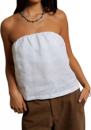 perfectwhitetee Gianna Classic Tube Top In White