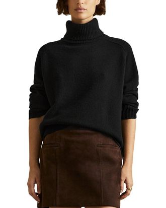 Reiss Eliza Cashmere Blend Roll Neck Wool & Cashmere-Blend Sweater