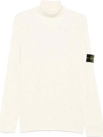 Stone Island Truien & Vesten, Heren, Beige, 2Xl, RWS Ivory Gebreide Trui