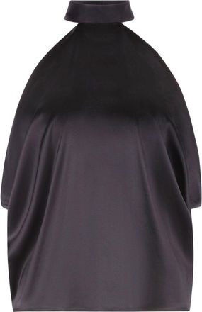 Nina Ricci Satin Halterneck Top With Open Back