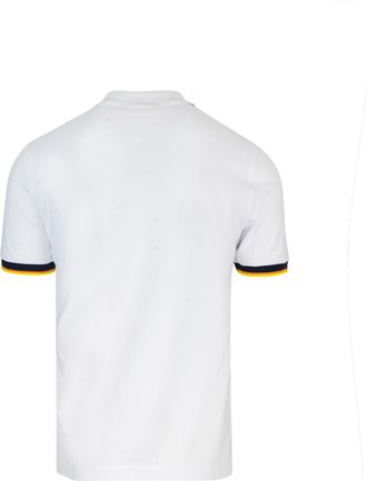 K-Way Mens Polo Shirt Vincent White Cotton T-shirts And Polos
