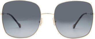 Carolina Herrera Brown Gradient Square Ladies Sunglasses CH 0035/S 0J5G/9O 59