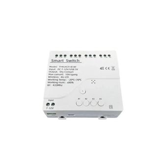 OEM Interruptor Inteligente Tuya 4g Lte, Rel&eacute; Rf De 433 Mhz, Gsm, Aplicaci&oacute;n De Control Inal&aacute;mbrico, 4g, 4 Canales, Controlador Desmontable, 7-32 V