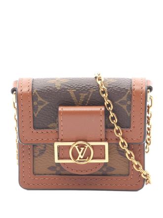 Louis Vuitton 2020 Monogram Reverse Micro Dauphine crossbody bag - Brown
