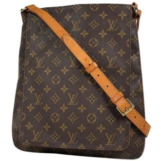 Louis Vuitton Pre-owned Cross Body Bags, female, Brown, Size: ONE SIZE Pre-owned Vintage Monogram Shoulder Bag
