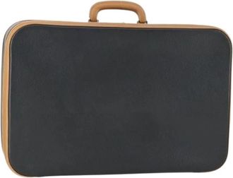 Herm&egrave;s Pre-owned Vintage Trunk Reistas - Dames - Vintage Tassen - Zwart - ONE Size - Leer - Vintage