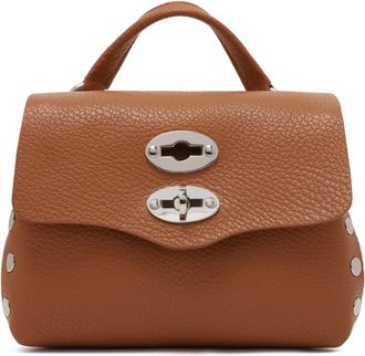 Zanellato Postina Handtas - Dames - Handtassen - Beige - ONE Size - Leer - Tassen