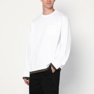 sacai White cotton shirt