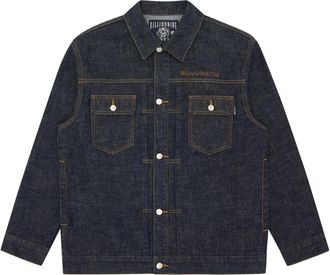 Billionaire Boys Club Script Logo Denim JAS - Heren - Spijkerjassen - Blauw - XL - Denim - Jassen