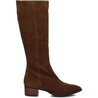 Notre-V Schoenen, Dames, Bruin, 39 EU, Su&egrave;de, Elegante Su&egrave;de Hoge Laarzen