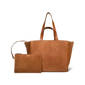 Jerome Dreyfuss Tassen, Dames, Bruin, ONE Size, Leer, Leon M Tote