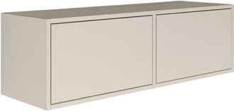Selsey Selsey - framme - mueble tv suspendido con dos puertas - gris cachemira - 100 cm