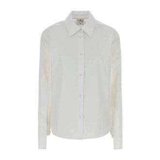 Courr&egrave;ges Overhemden, Dames, Wit, S, Katoen, Poplin Shirt