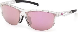 Adidas Sport SP0112 26Z Mens Sunglasses Clear Size 66