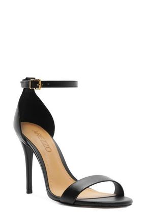 Arezzo Isabelli Ankle Strap Sandal in Black at Nordstrom, Size 5.5
