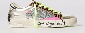 Crime London Sneakers SK8 Deluxe Crime London in pelle e glitter