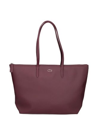 Lacoste Large L.12.12 Concept tote bag - women - PVC - One Size - Red