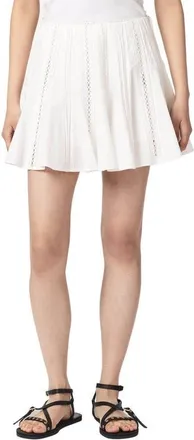 AllSaints Frances Miniskirt in Optic White at Nordstrom, Size 12
