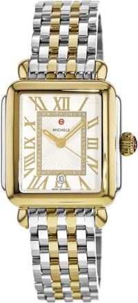 Michele Deco Madison Two Tone Womens Watch MWW06T000147