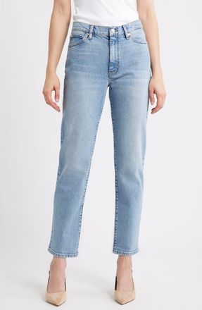 Frame Denim The Borrowed Mid Rise Boyfriend Jeans in Birdie at Nordstrom Rack, Size 24