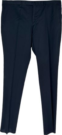 Boglioli Slim-Fit Trousers in Navy Blue Wool