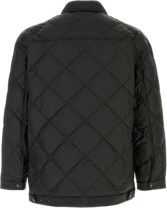 Prada Mens Black Polyester Down Jacket Nero Piumini
