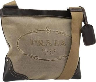 Prada Borsa a spalla vintage Pre-owned - - Pre-owned - Donna - Beige - ONE SIZE