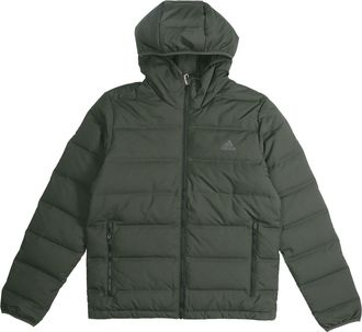 adidas Helionic Hooded Mens Down Jacket Green DZ1427