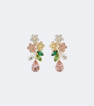 Jennifer Behr Pendientes Bouquet chapados en oro
