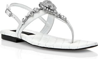 Philipp Plein Platte Sandalen