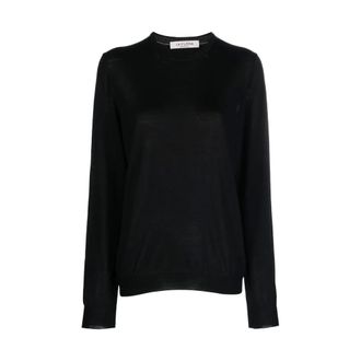 La Fileria Round-neck Knitwear, male, Black, Size: 5XL Sweater Fileria