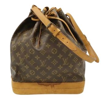 Louis Vuitton Pre-owned Bucket Bags, female, Brown, Size: ONE SIZE Pre-owned Noe Monogram Shoulder Bag