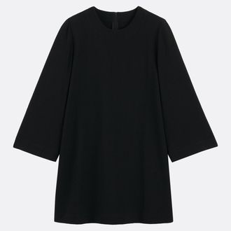 La Redoute Collections Korte, wijde jurk met 3/4-mouwen