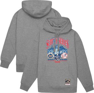 Mitchell & Ness Mens Mitchell & Ness Heather Gray New York Yankees vs. New York Mets 2000 World Series Pullover Hoodie at Nordstrom, Size Xx-Large
