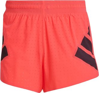 adidas adidas Performance Mens Adizero Road to Records Split Shorts - Coral Recycled Material - Size 2XL - 3