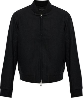 AllSaints Deceit Bomberjack - Heren - Bomber jackets - Zwart - M - Wol - Jassen