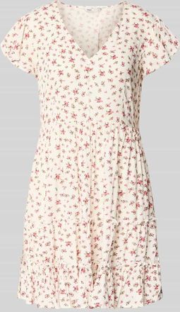 Only Tailliertes Freizeitkleid aus reiner Viskose Modell CLAUDETTE in Offwhite, Gr&ouml;&szlig;e XL