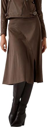 Guess Rokken, Dames, Bruin, XS, Polyester, Midi Rok