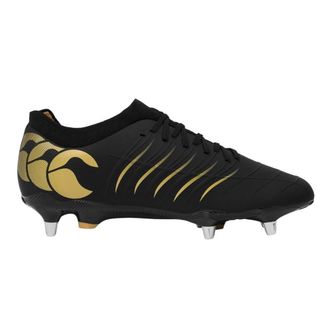 Canterbury Of New Zealand Phoenix 2.0 Pro Leather Soft Ground Rugby Boots in Black | Size: 11