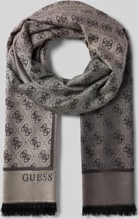 Guess Schal aus reiner Viskose Modell Noelle in Black, Gr&ouml;&szlig;e 1