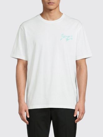 Balmain T-shirt in cotone con logo Balmain