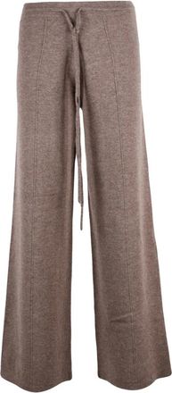Suncoo Pantalones Anchos - Trousers - Mujer - Marr&oacute;n - XS