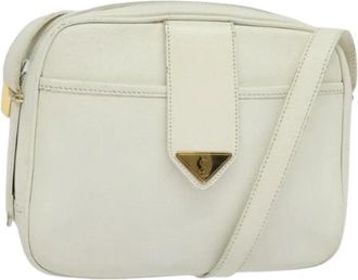 Saint Laurent Pre-owned Cross Body Bags, female, White, Size: ONE SIZE Pre-owned Shoulder Bag