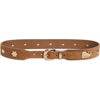 Madewell Sun Medallion Wide Belt in Aged Cognac at Nordstrom Rack, Size X-Large