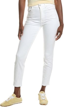 7 For All Mankind The High-Waist White Ankle Skinny Jean